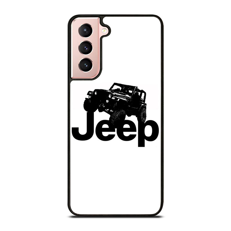 JEEP BLACK LOGO Samsung Galaxy S21 Case