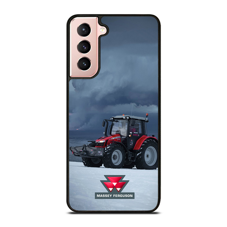 MASSEY FERGUSON TRACKTORS SNOW Samsung Galaxy S21 Case