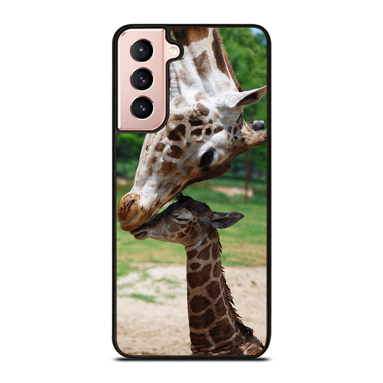 MOM AND BABY GIRAFFE Samsung Galaxy S21 Case