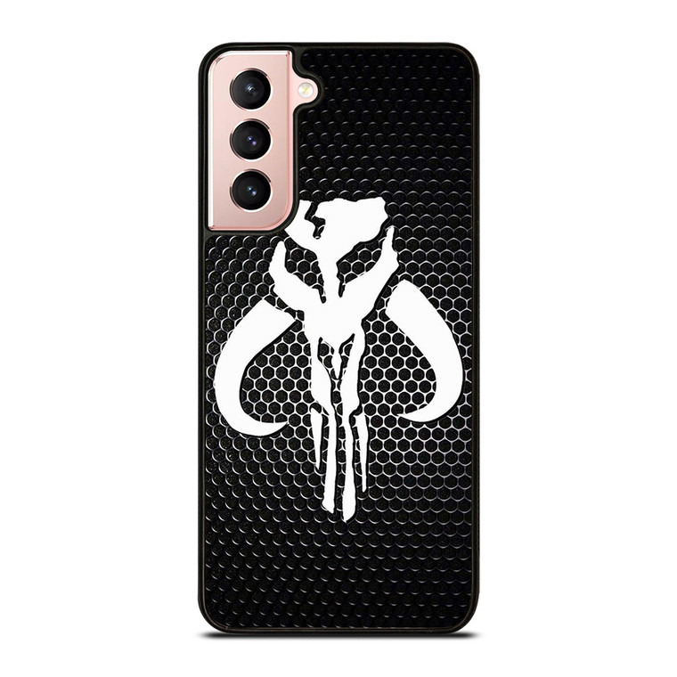 STAR WARS MANDALORIAN LOGO CARBON Samsung Galaxy S21 Case