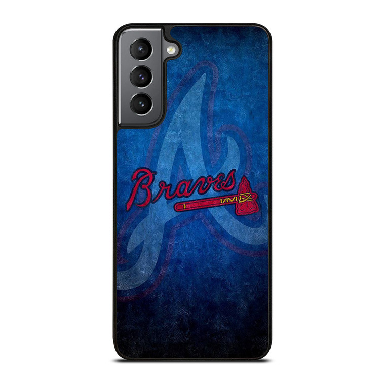 ATLANTA BRAVES A BASEBALL LOGO Samsung Galaxy S21 Plus Case