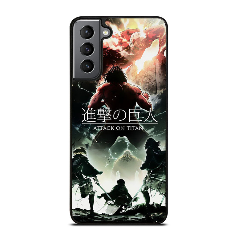 ATTACK ON TITAN ALL CHARACTER FINAL Samsung Galaxy S21 Plus Case