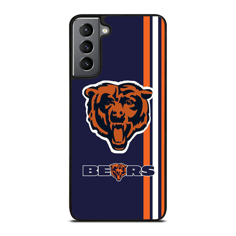 CHICAGO BEARS STRIPS ICON Samsung Galaxy S21 Plus Case