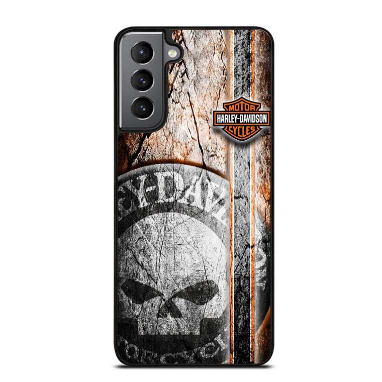 HARLEY DAVIDSON MOTORCYCLE CAMO Samsung Galaxy S21 Plus Case
