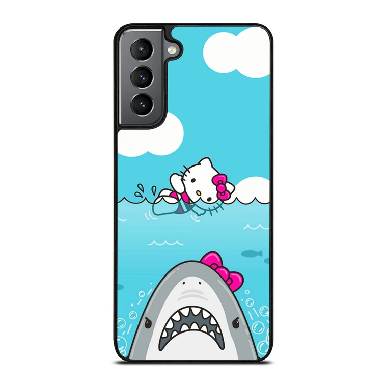 HELLO KITTY JAWS SEA Samsung Galaxy S21 Plus Case