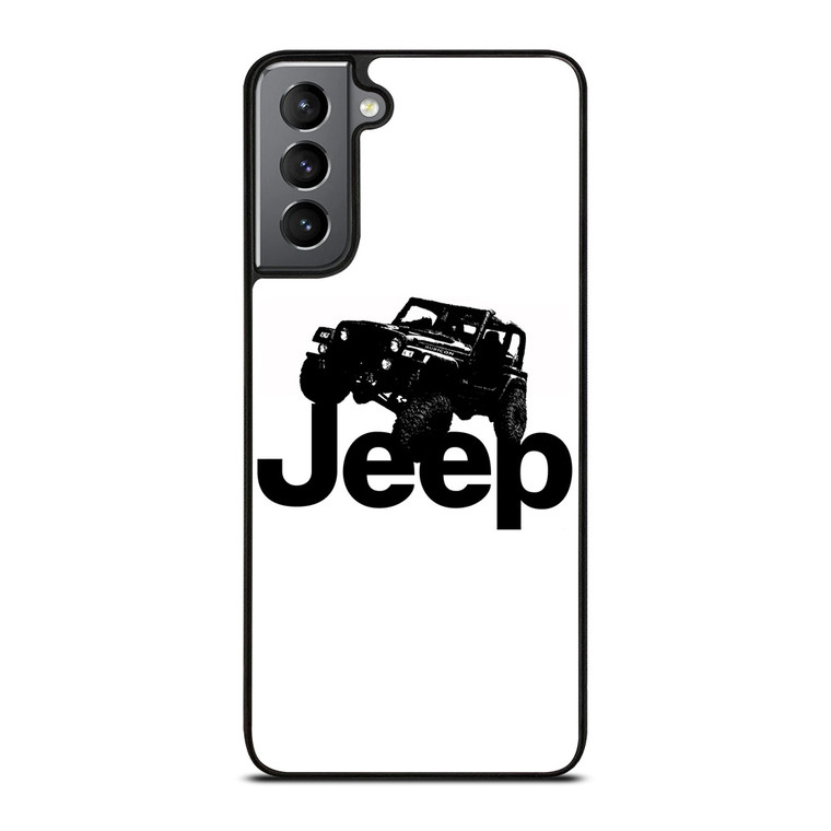JEEP BLACK LOGO Samsung Galaxy S21 Plus Case
