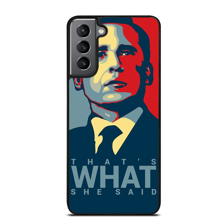 MICHAEL SCOTT ART Samsung Galaxy S21 Plus Case