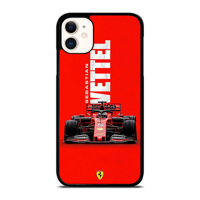 SEBASTIAN VETTEL FERRARI F1 iPhone 11 Case