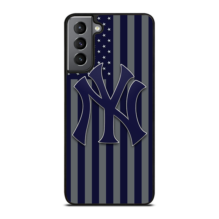 NEW YORK YANKEES USA FLAG ICON Samsung Galaxy S21 Plus Case