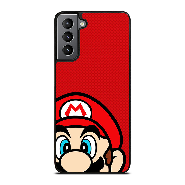 SUPER MARIO BROS FACE NINTENDO GAMES Samsung Galaxy S21 Plus Case