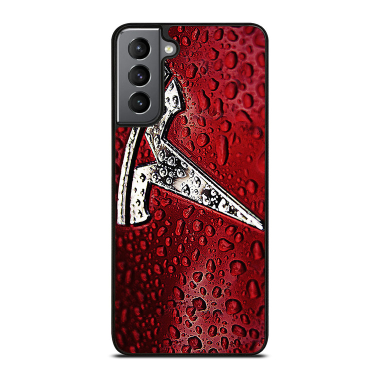 TESLA RED WATER EMBLEM Samsung Galaxy S21 Plus Case