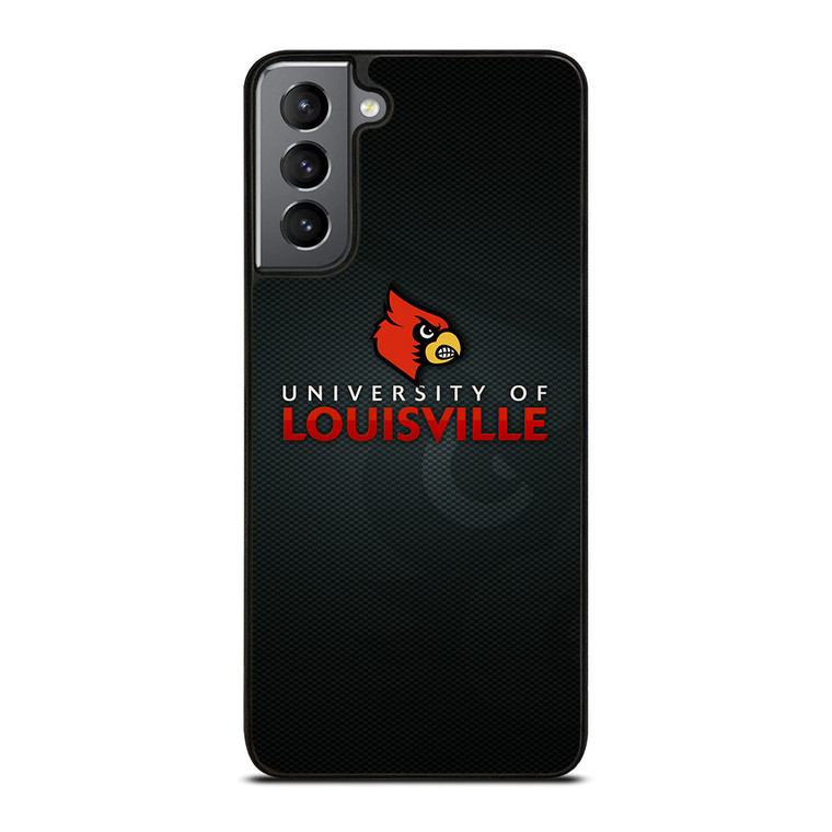 UNIVERSITY OF LOUISVILLE CARDINALS FOOTBALL LOGO MASCOT Samsung Galaxy S21 Plus Case