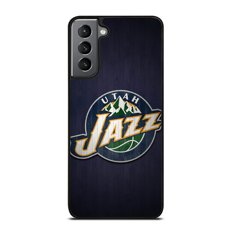 UTAH JAZZ BASKETBALL TEAM WOODEN LOGO Samsung Galaxy S21 Plus Case