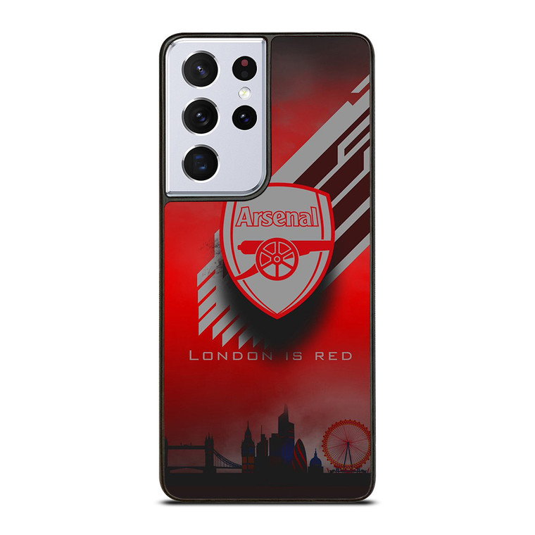 ARSENAL FC STRIPS Samsung Galaxy S21 Ultra Case