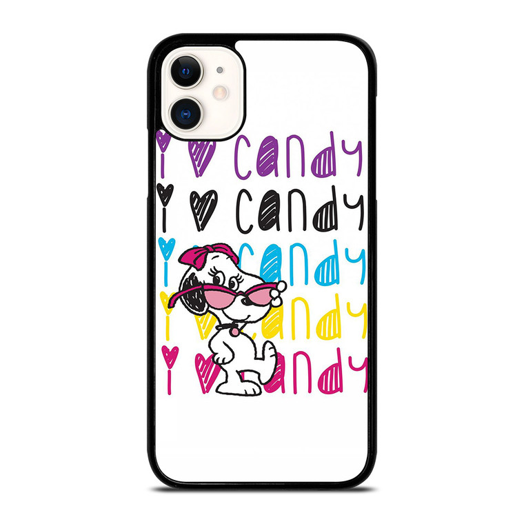 SNOOPY I LOVE CANDY iPhone 11 Case