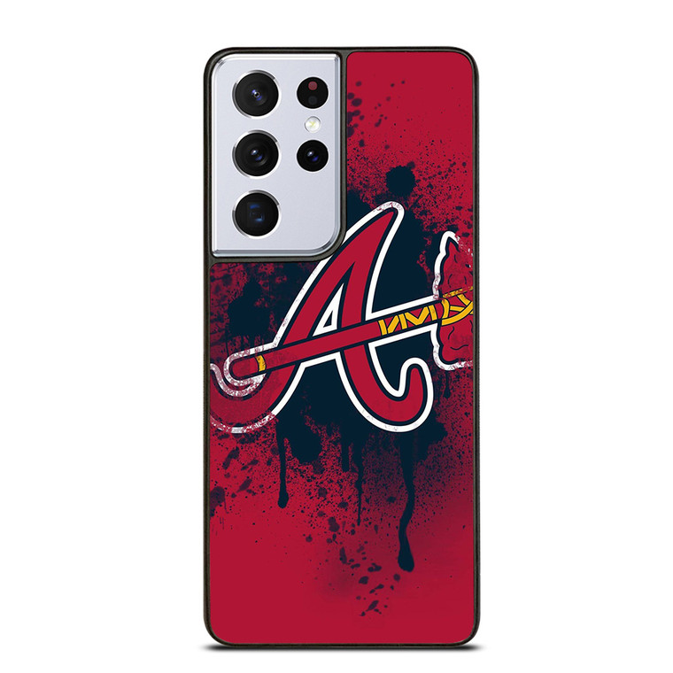 ATLANTA BRAVES MLB LOGO INITIAL Samsung Galaxy S21 Ultra Case
