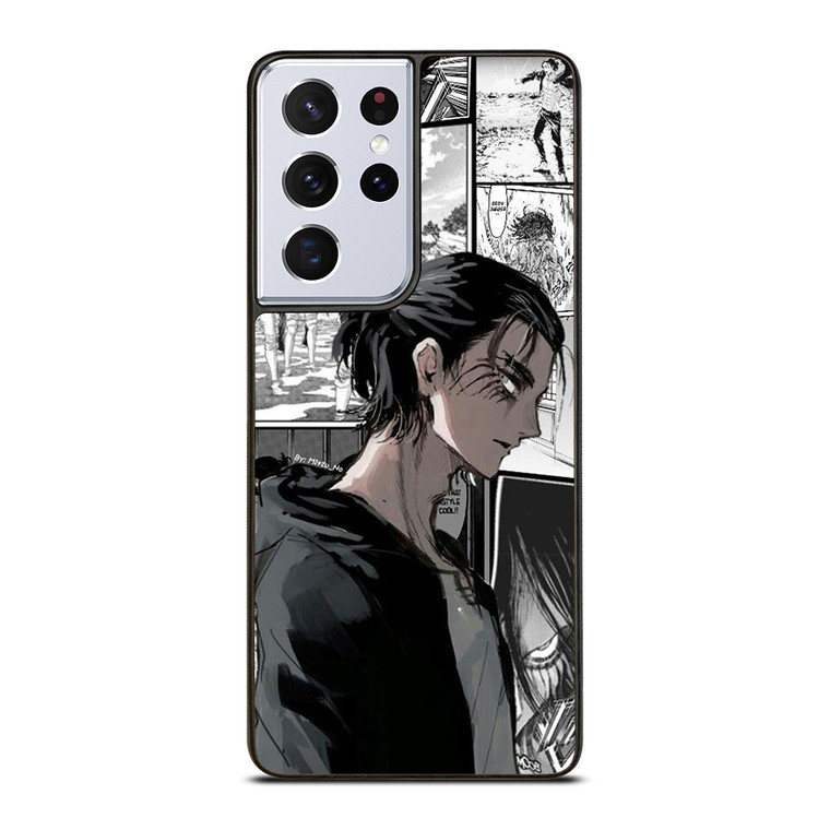 ATTACK ON TITAN ANIME MANGA SILOUET Samsung Galaxy S21 Ultra Case