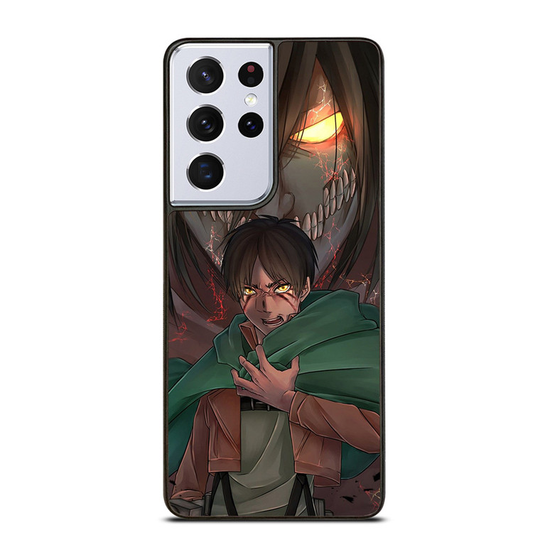 ATTACK ON TITAN EREN YEAGER ANIME MANGA Samsung Galaxy S21 Ultra Case