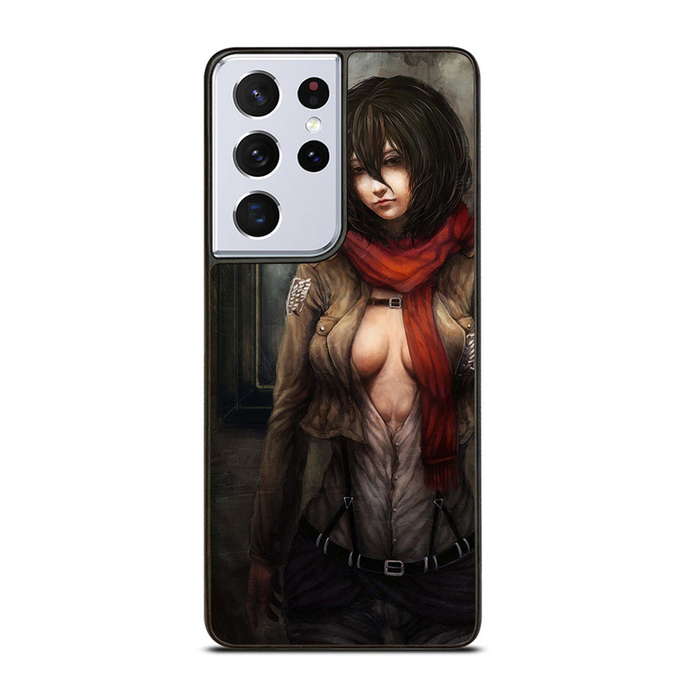 ATTACK ON TITAN MIKASA ACKERMAN DARK Samsung Galaxy S21 Ultra Case