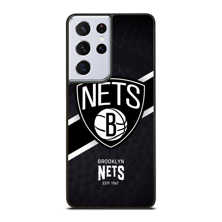 BROOKLYN NETS BASKETBAL TEAM LOGO EST 1967 Samsung Galaxy S21 Ultra Case