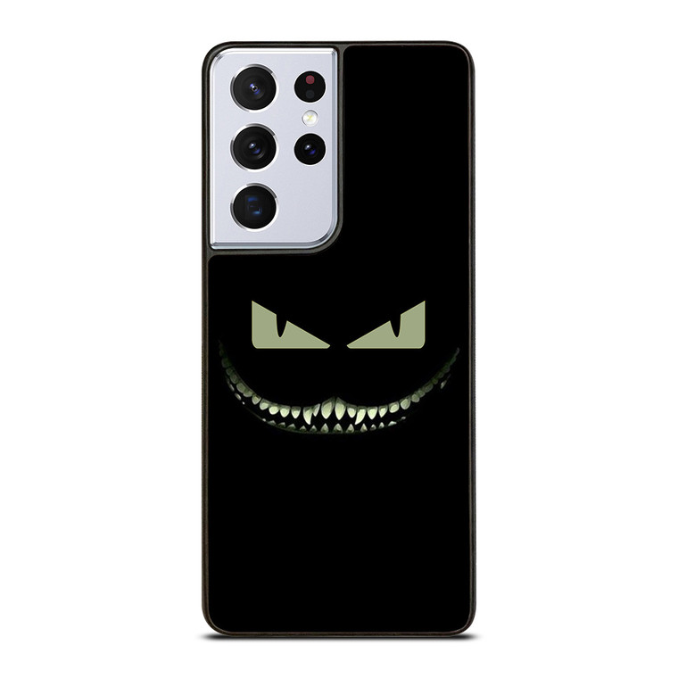 CHESHIRE CAT FENDI EYES BLACK Samsung Galaxy S21 Ultra Case