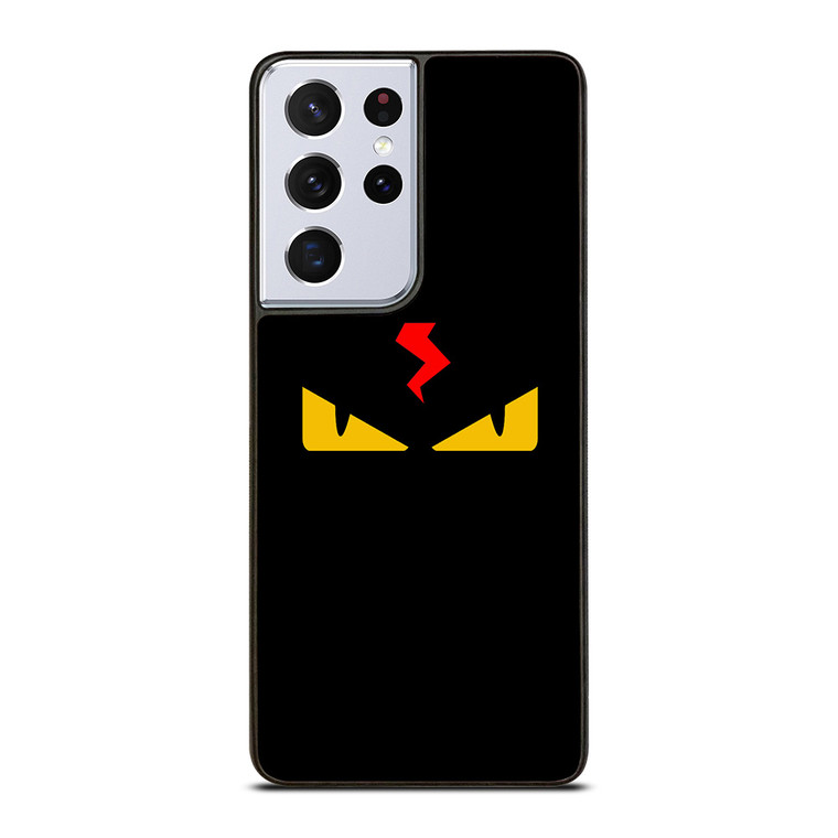 FENDI ROMA EYES YELLOW Samsung Galaxy S21 Ultra Case