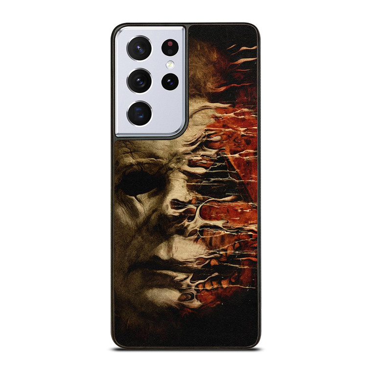 HALLOWEEN MICHAEL MYERS RED Samsung Galaxy S21 Ultra Case
