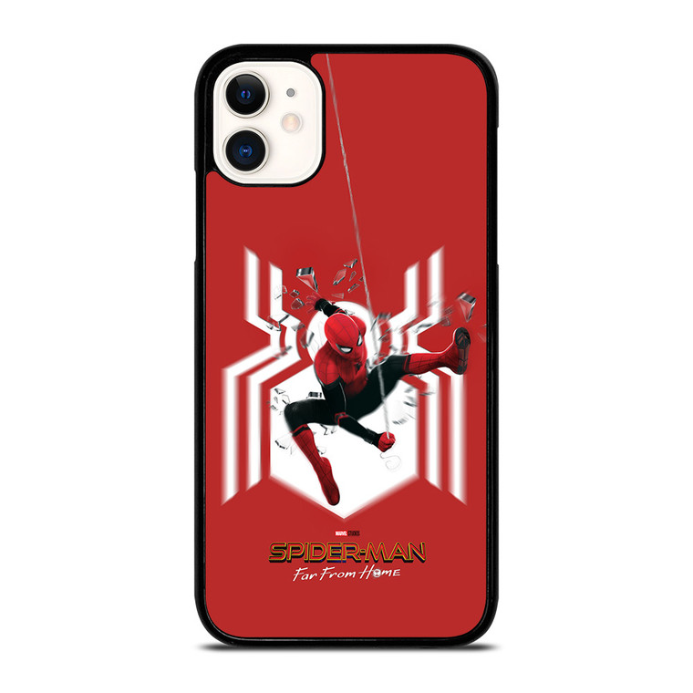 SPIDERMAN FAR FROM HOME LOGO RED ACTION iPhone 11 Case