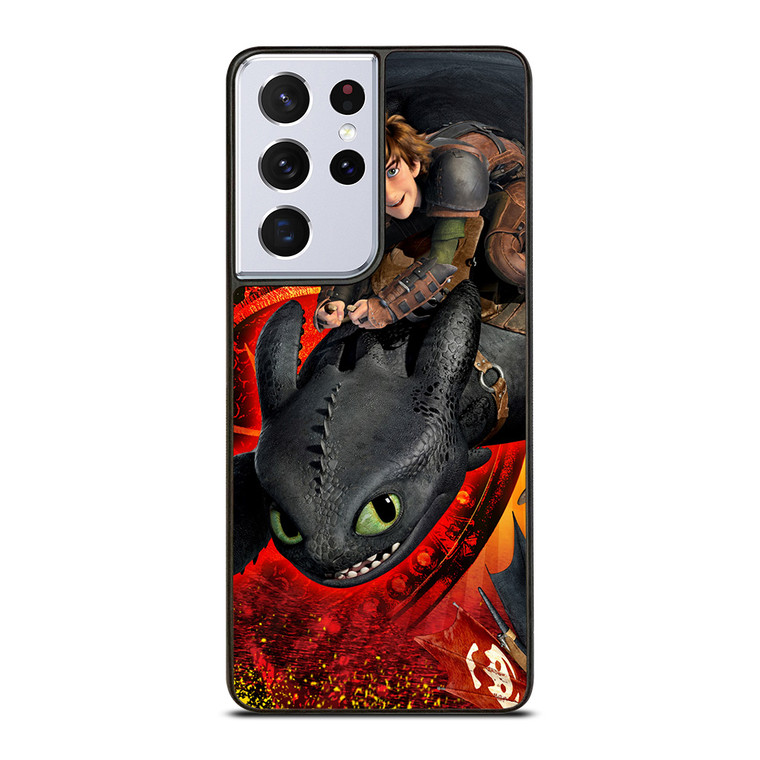 HICCUP AND TOOTHLESS HOW TO TRAIN DRAGON Samsung Galaxy S21 Ultra Case