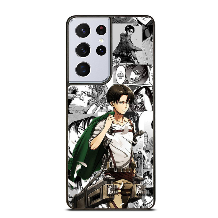 LEVI ACKERMAN CARTOON MANGA ATTACK ON TITAN Samsung Galaxy S21 Ultra Case