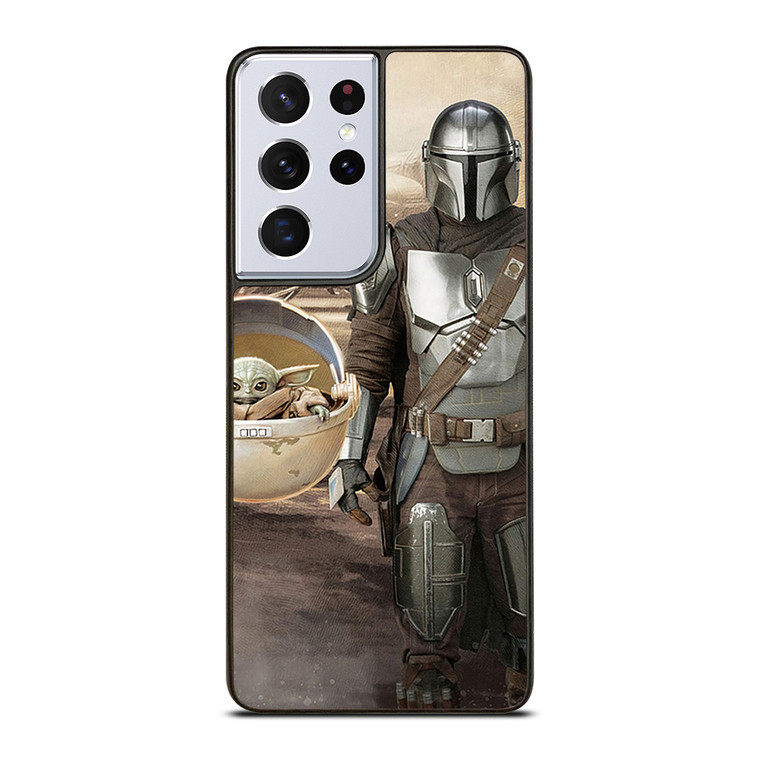 MANDALORIAN AND BABY YODA STAR WARS Samsung Galaxy S21 Ultra Case