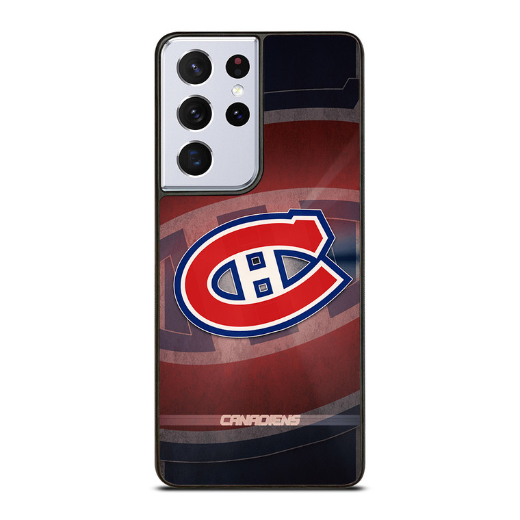 MONTREAL CANADIENS LOGO ICE HOCKEY Samsung Galaxy S21 Ultra Case