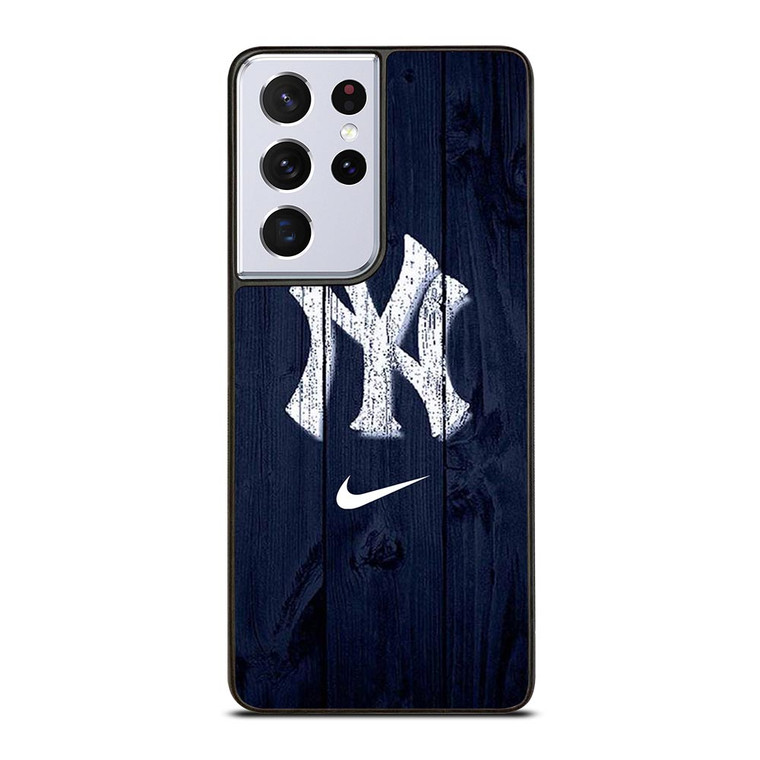 NEW YORK YANKEES WOODEN NIKE Samsung Galaxy S21 Ultra Case