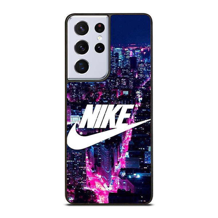 NIKE LOGO THE CITY Samsung Galaxy S21 Ultra Case