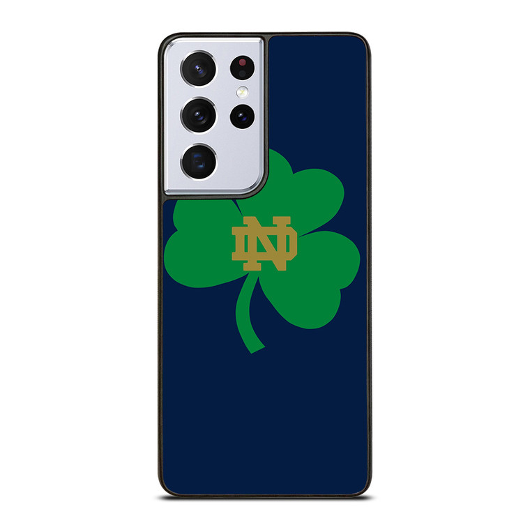 NOTRE DAME FIGHTING IRISH LEAF LOGO Samsung Galaxy S21 Ultra Case