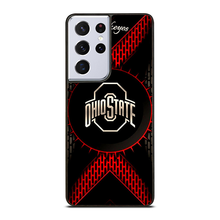 OHIO STATE BUCKEYES FOOTBALL TEAM LOGO Samsung Galaxy S21 Ultra Case