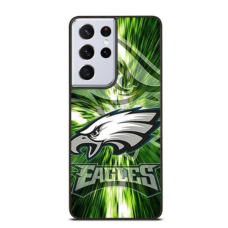 PHILADELPHIA EAGLES LOGO GREEN Samsung Galaxy S21 Ultra Case PHILADELPHIA EAGLES LOGO GREEN Samsung Galaxy S21 Ultra Case