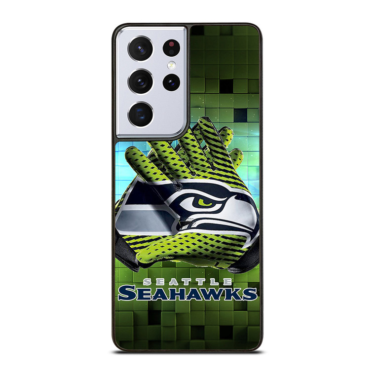 SEATTLE SEAHAWKS FOOTBALL HANDS Samsung Galaxy S21 Ultra Case