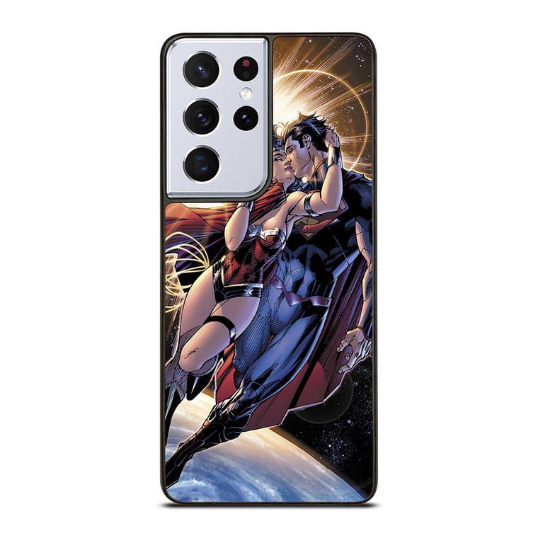 SUPERMAN KISSING WONDER WOMAN Samsung Galaxy S21 Ultra Case