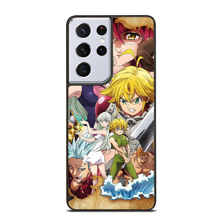 THE SEVEN DEADLY SINS MELIODAS AND FRIENDS Samsung Galaxy S21 Ultra Case