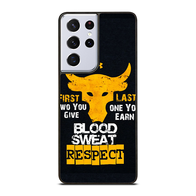 UNDER ARMOUR PROJECT ROCK BLOOD SWEAT Samsung Galaxy S21 Ultra Case