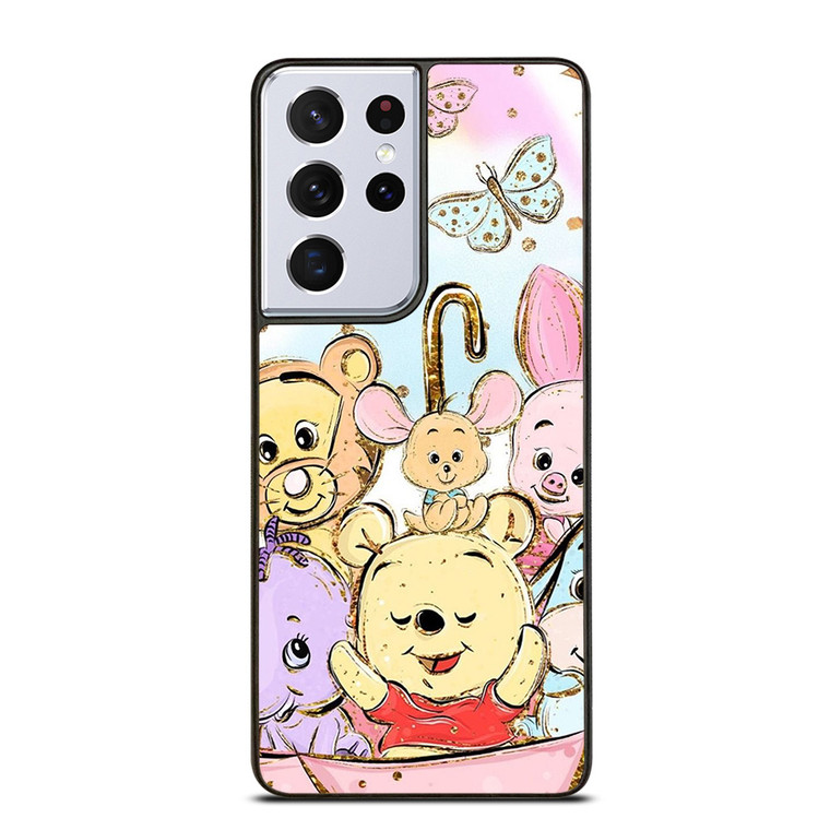 WINNIE THE POOH AND FRIENDS UMBRELA Samsung Galaxy S21 Ultra Case