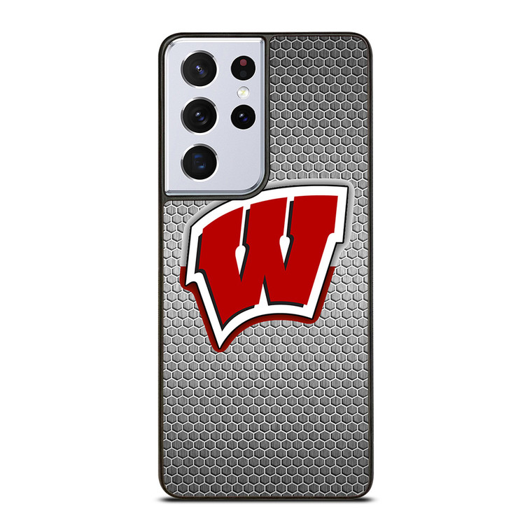 WISCONSIN BADGER EMBLEM Samsung Galaxy S21 Ultra Case