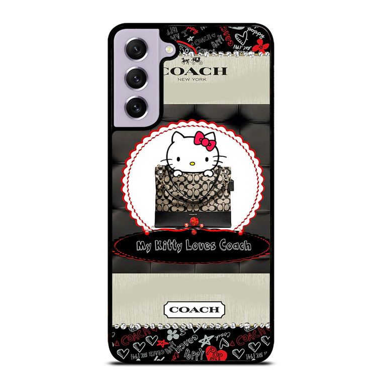 COACH NEW YORK HELLO KITTY BLACK Samsung Galaxy S21 FE Case