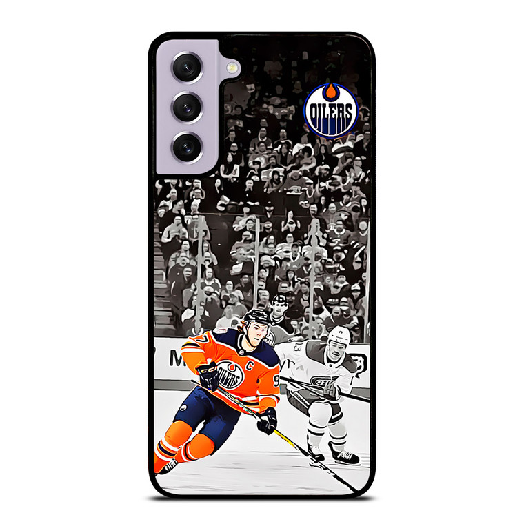 CONNOR MCDAVID HOCKEY OILERS LEAGUE Samsung Galaxy S21 FE Case