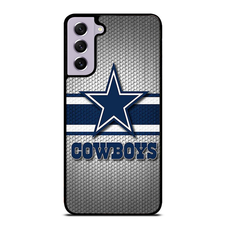 DALLAS COWBOYS NFL LOGO SILVER CARBON Samsung Galaxy S21 FE Case
