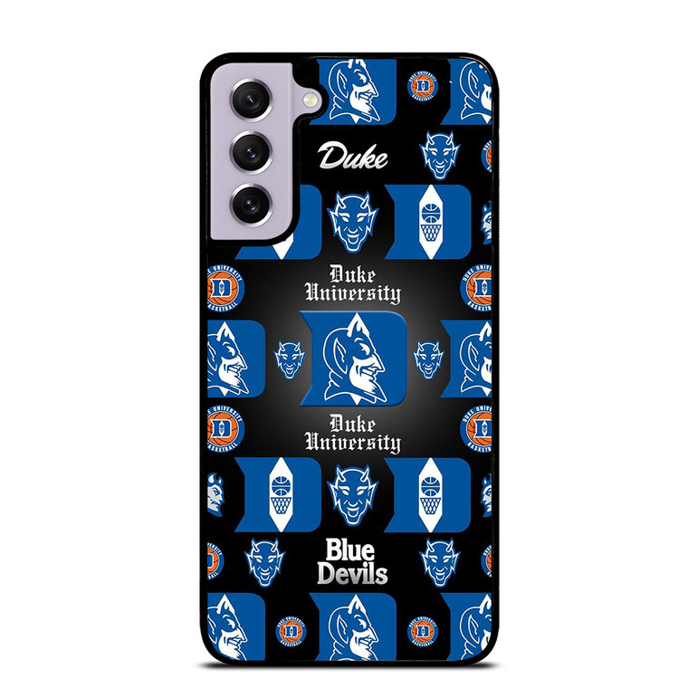 DUKE BLUE DEVILS LOGO BASKETBALL COLLAGE Samsung Galaxy S21 FE Case