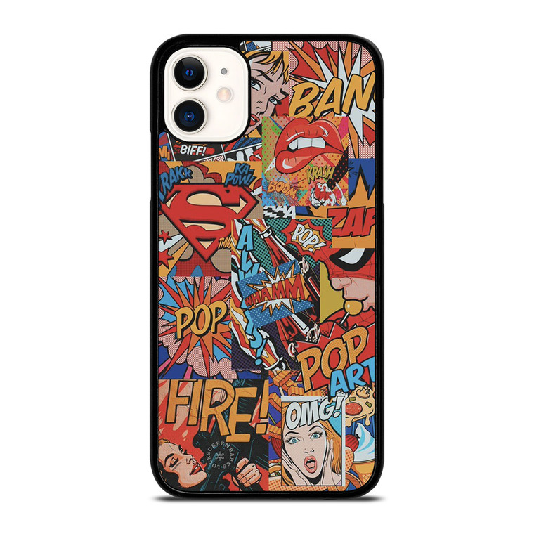 SUPERMAN POP ART COMIC iPhone 11 Case SUPERMAN POP ART COMIC iPhone 11 Case