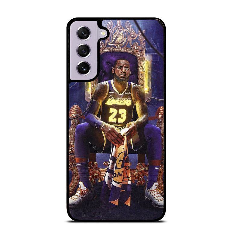 LEBRON JAMES LAKERS KING SITDOWN Samsung Galaxy S21 FE Case