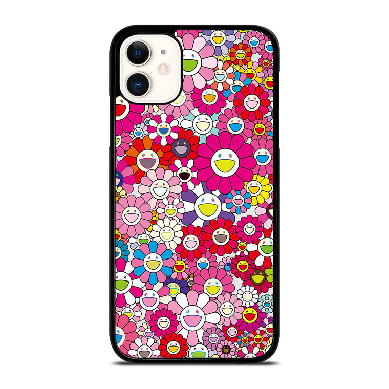 Takashi Murakami Flowers Pink iPhone 11 Case